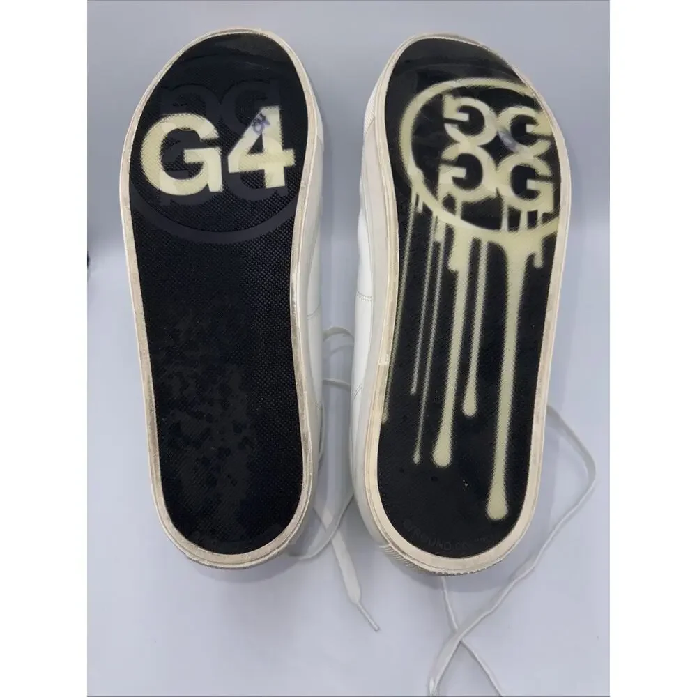 G4 G/FORE Mid Street Disruptor White Leather‎ Shoes Golf (G4MS19F10) Mens 12.5